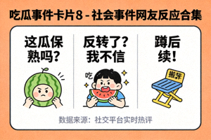 吃瓜事件卡片8 - 社会事件网友反应合集